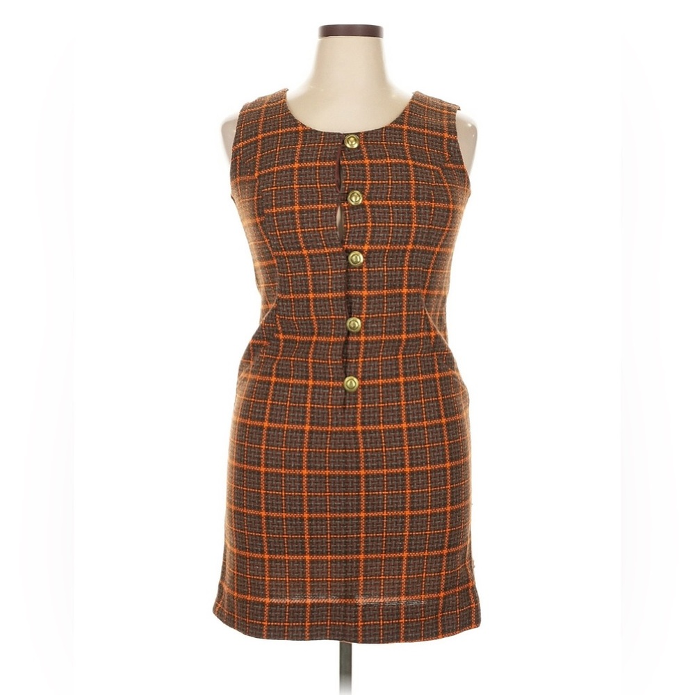True vintage Flutterbye tweed dress